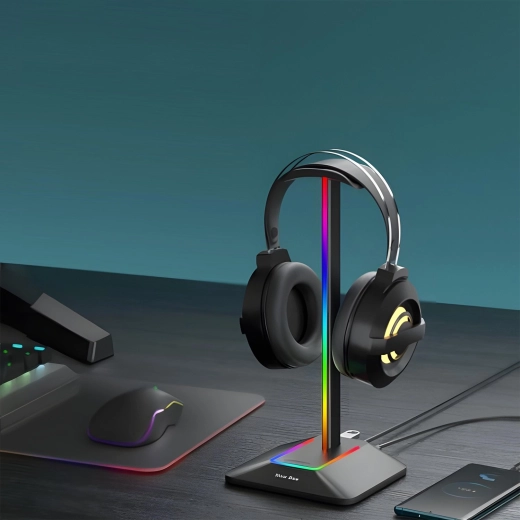 Support ergonomique qui protège l’arceau du casque
