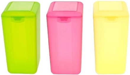 Boîte en plastique avec fermeture à clip 1,6 l, rectangulaire, haute