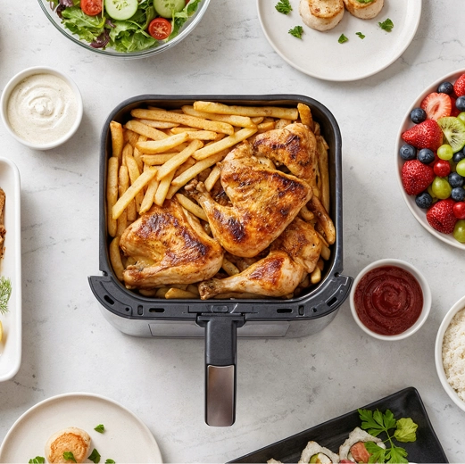 Grande capacité de 8 l pour des portions familiales