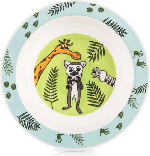 Assiette creuse pour enfants Safari, 16 cm, 350 ml