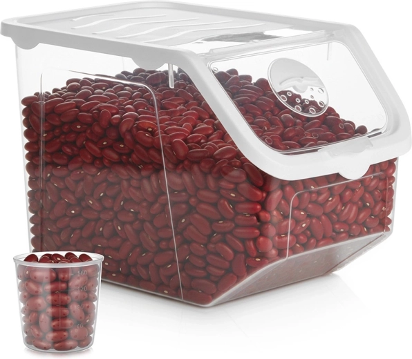 Récipient transparent pour fruits et légumes avec couvercle 12 l