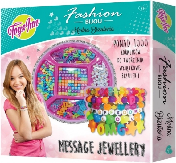 Bracelet avec message - kit DIY bijoux