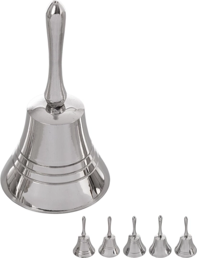 Clochette de Noël en aluminium argenté (mix) - 1 pièce