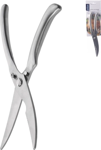 Ciseaux à volaille en acier inoxydable, 25 cm