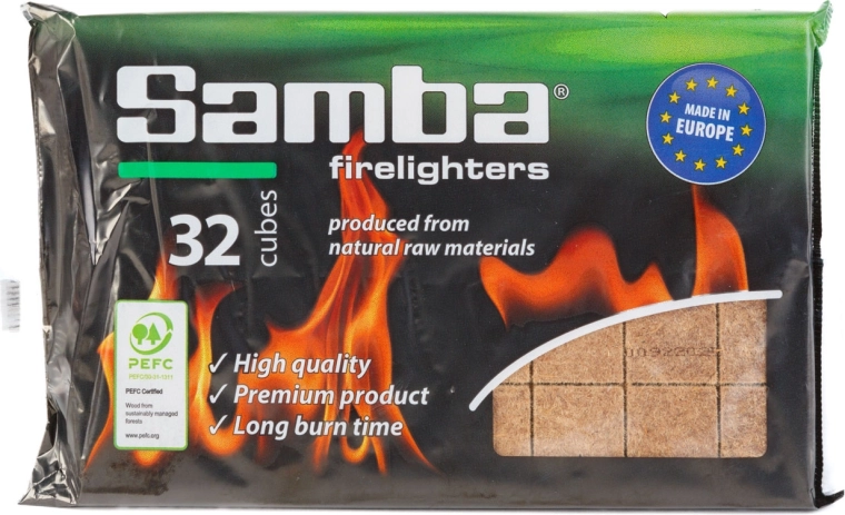 Cubes allume-feu pour barbecue et cheminée - 32 pièces