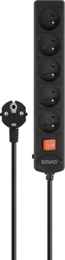 Multiprise parasurtenseur automatique 5 prises 5 m LZ-18