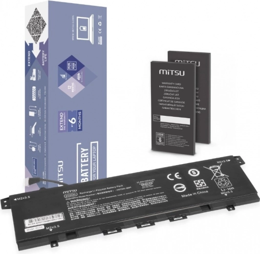 Batterie MITSU KC04XL pour HP Envy x360 13-ag/13-ar/13-ah/13-aq (53 Wh, 15,4 V)