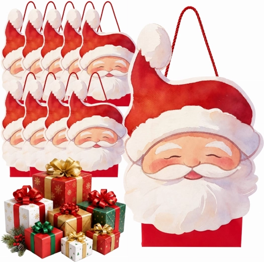 Sac cadeau de Noël avec motif de Saint Nicolas - 1 pièce