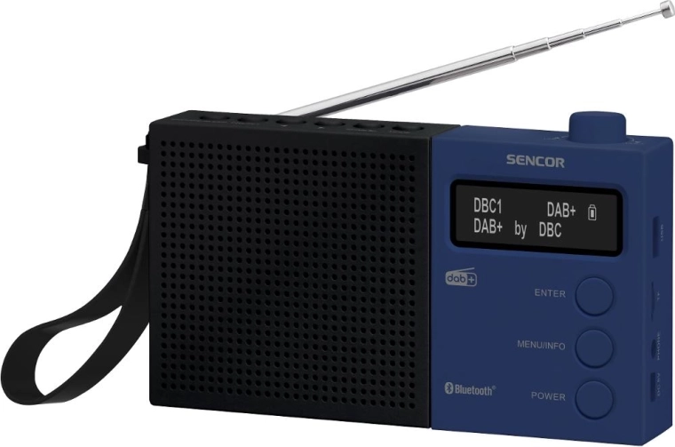 Radio numérique Sencor SRD 7760BB avec DAB+, Bluetooth et USB