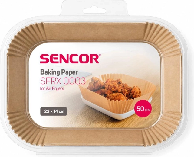 Papier cuisson Sencor pour friteuse à air chaud, 50 pièces