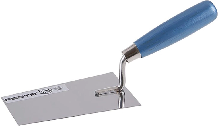 Truelle de maçon en acier inoxydable Festa 140 × 82 mm