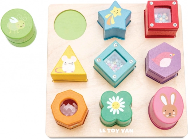 Puzzle sensoriel en bois PETILOU de LE TOY VAN