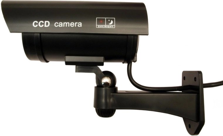 Fausse caméra de sécurité IR1100 B avec LED IR