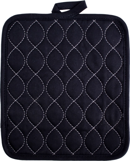 Dessous de plat 18 × 20 cm noir
