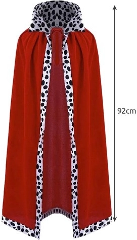 Cape royale avec fausse fourrure