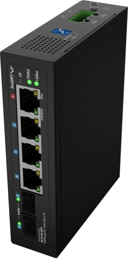 2× uplink SFP pour des liaisons plus longues et la segmentation du réseau