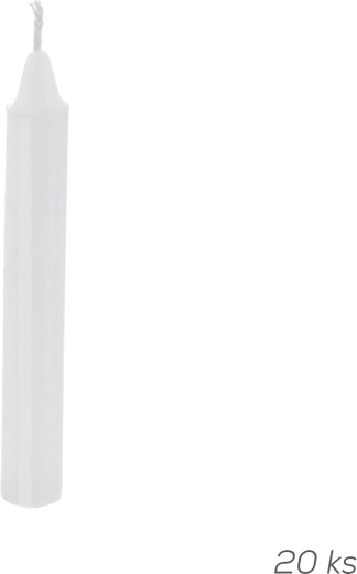 Bougies en cire blanches pour carrousel d’anges (Angel Chimes) – 20 pcs