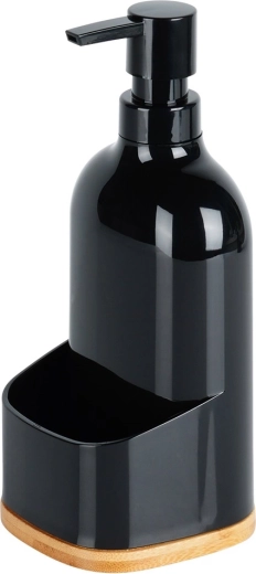 Noir stylé avec base en bambou