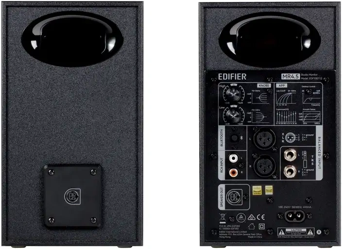 Son de studio neutre avec amplification bi-amp