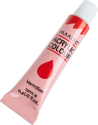 24 peintures acryliques à la saturation intense