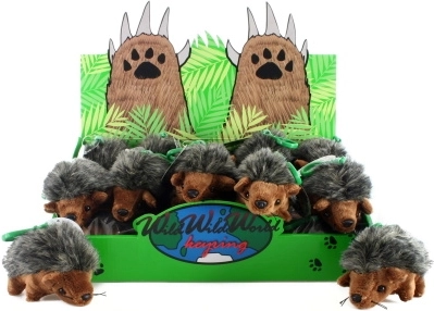 Hérisson en peluche porte-clés 13 cm