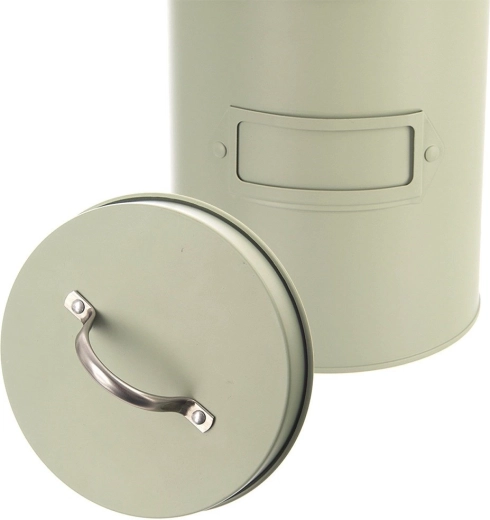 Couvercle avec poignée métallique pour une ouverture facile