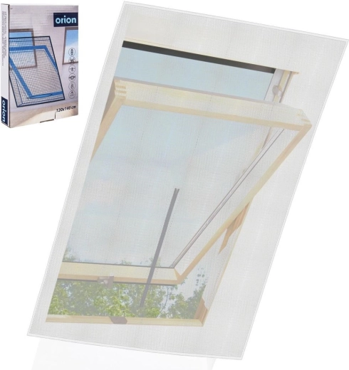 Moustiquaire pour fenêtre de toit blanche 140 × 120 cm