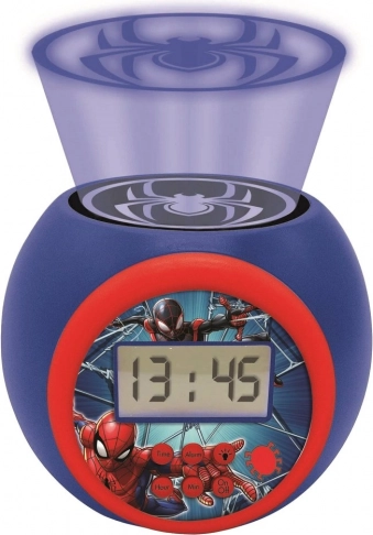 Réveil numérique Spider-Man avec projecteur pour enfants