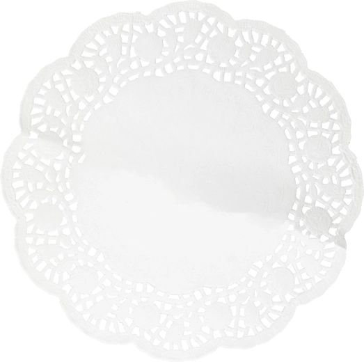 Ensemble de supports en papier pour gâteaux 48 pcs blanc (24 rectangulaires + 24 ronds)