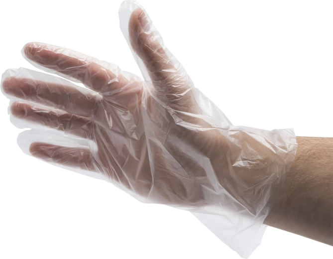Gants jetables en film plastique - 1 pièce