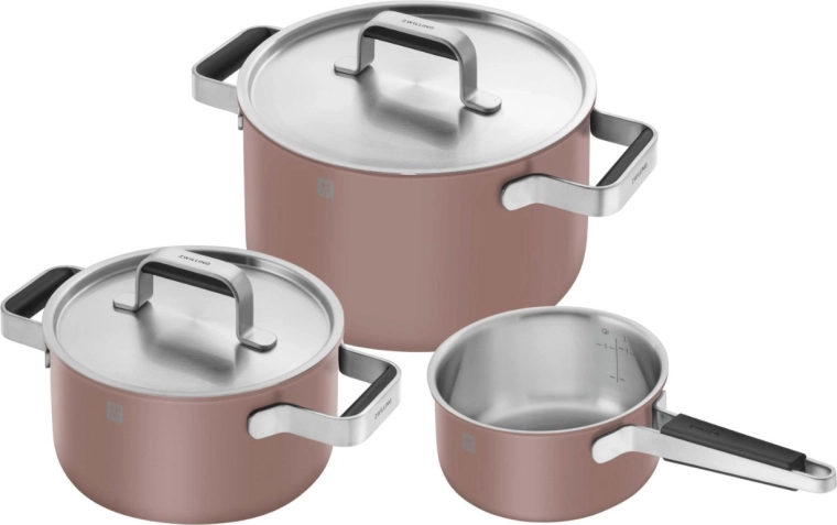 Ensemble de 3 casseroles ZWILLING Pure