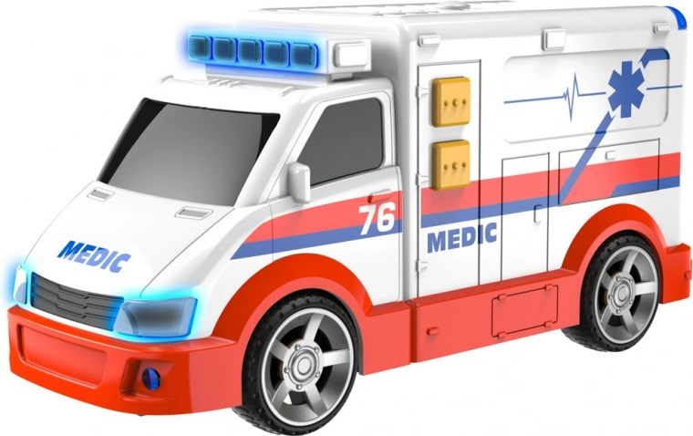Ambulance avec lumière et son 16 cm TEAMSTERZ