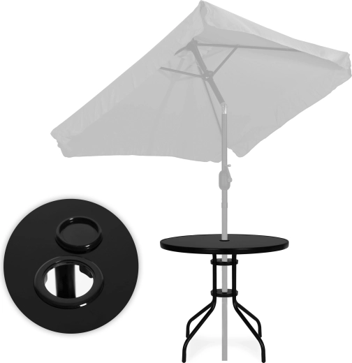 Préparée pour le parasol
