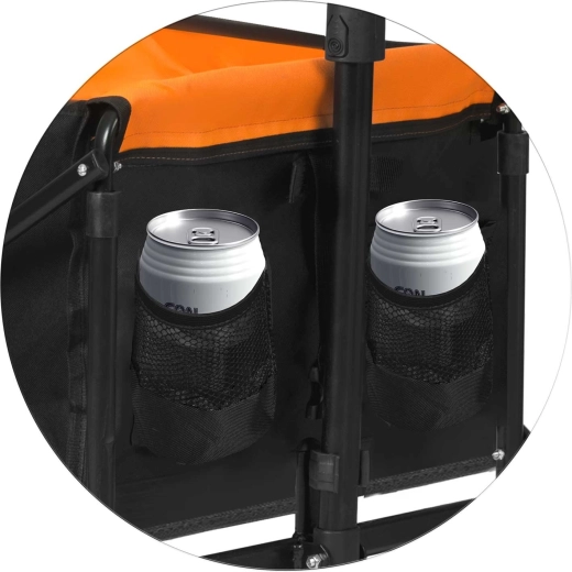 Poches pratiques et porte-boissons