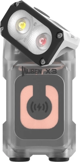 Tête rotative à 180° et aimant pour une utilisation mains libres