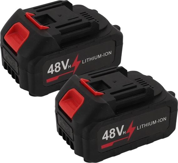 Deux batteries 48 V pour travailler plus longtemps