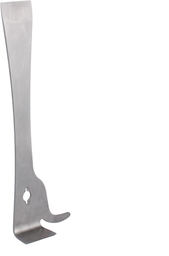 Levier grattoir apicole en acier inoxydable avec écarteur 26 cm