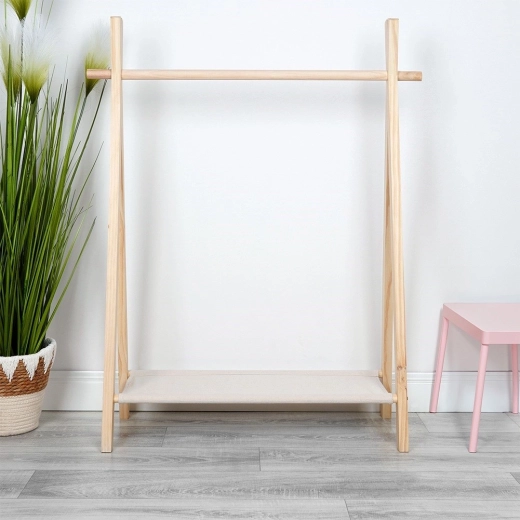 Cadre en A stable en bois naturel