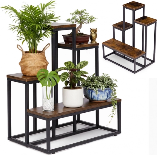 Support pour plantes loft à 4 étagères ModernHome