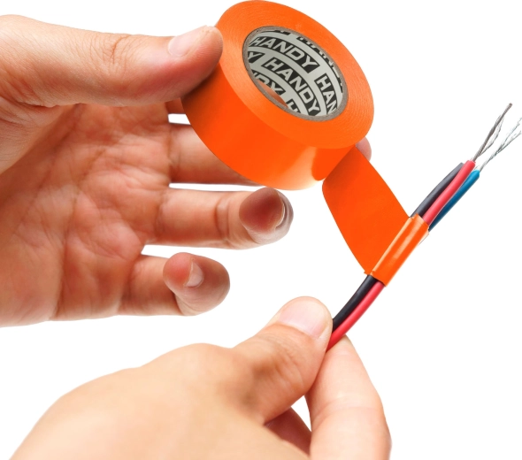 Ruban isolant en PVC orange 20 m