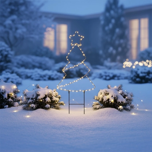 LED blanc chaud pour une ambiance de Noël chaleureuse