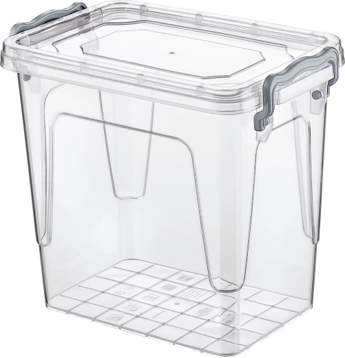 Boîte alimentaire rectangulaire en plastique 1,45 l avec couvercle