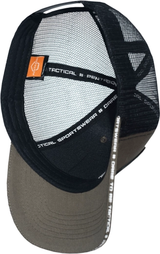 Casquette trucker Pentagon Wills en twill, noire