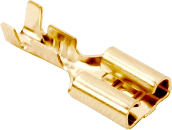 Douille à sertir en cuivre pour fiche de 6,3 mm