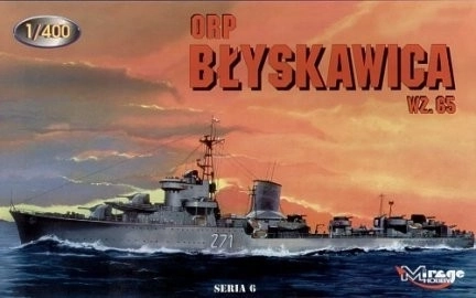 Maquette en plastique ORP Błyskawica wz. 65