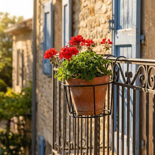 Fixation stable sur la rambarde