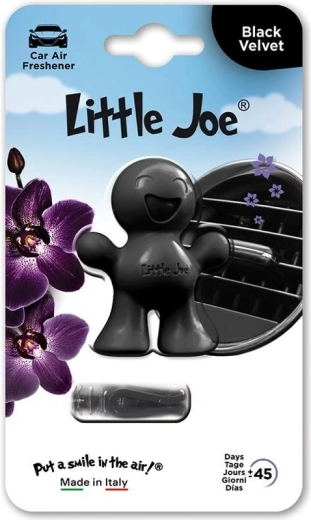 Désodorisant de voiture Supair Drive Little Joe 3D Black Velvet
