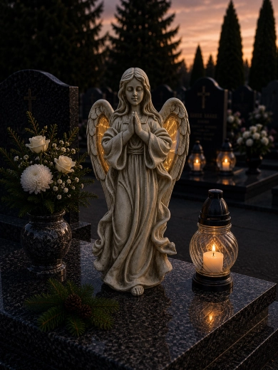 Décoration funéraire pour tombe