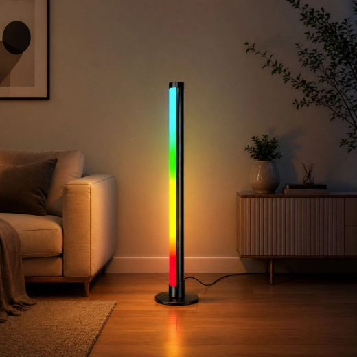 Design d’angle élancé pour un éclairage d’ambiance moderne