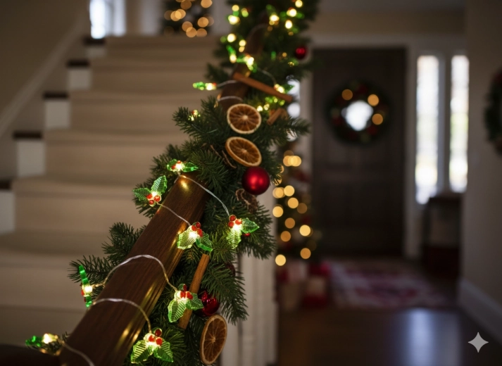 Motif gui pour une décoration festive authentique